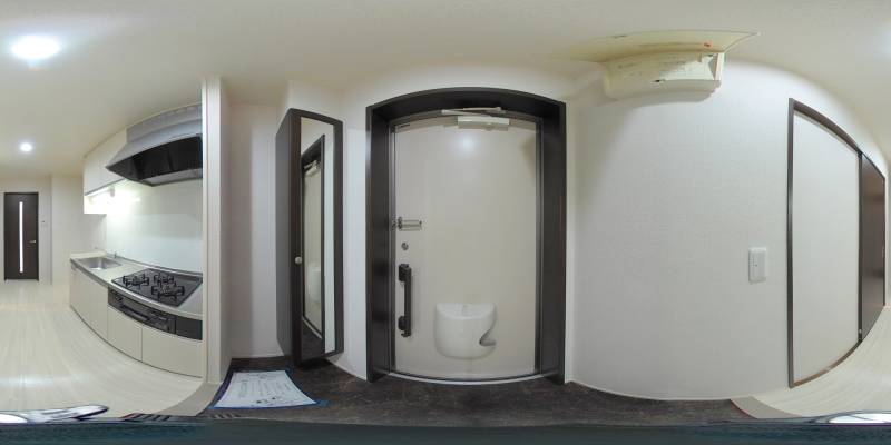 パノラマ画像玄関