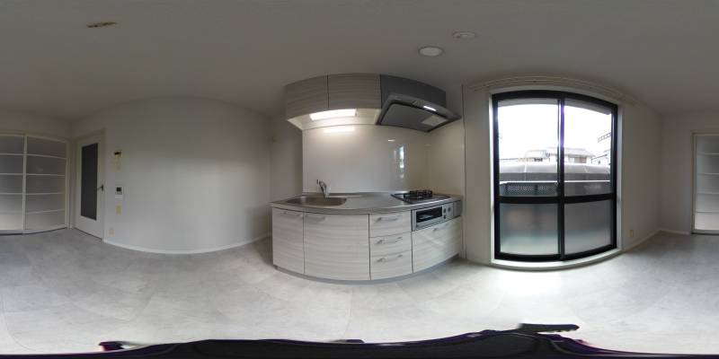 パノラマ画像キッチン