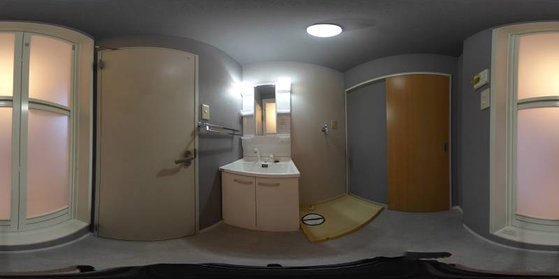 パノラマ画像洗面所