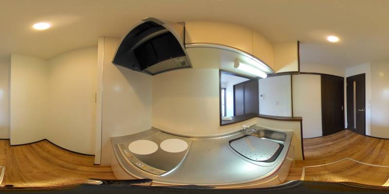 パノラマ画像キッチン