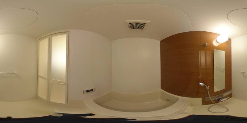 パノラマ画像バスルーム