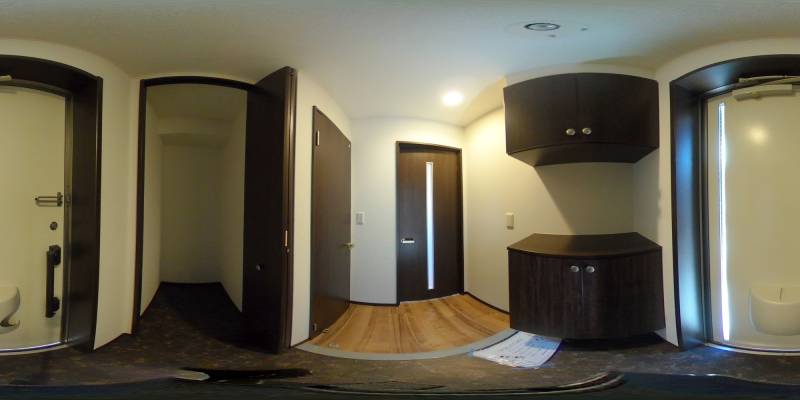 パノラマ画像玄関