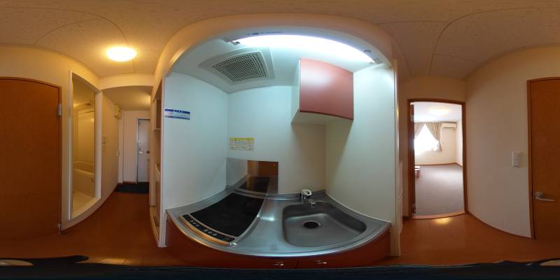 パノラマ画像キッチン