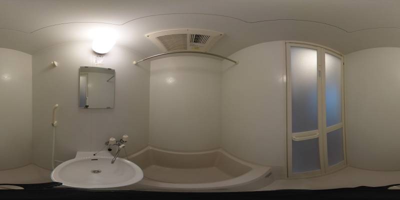 パノラマ画像バスルーム