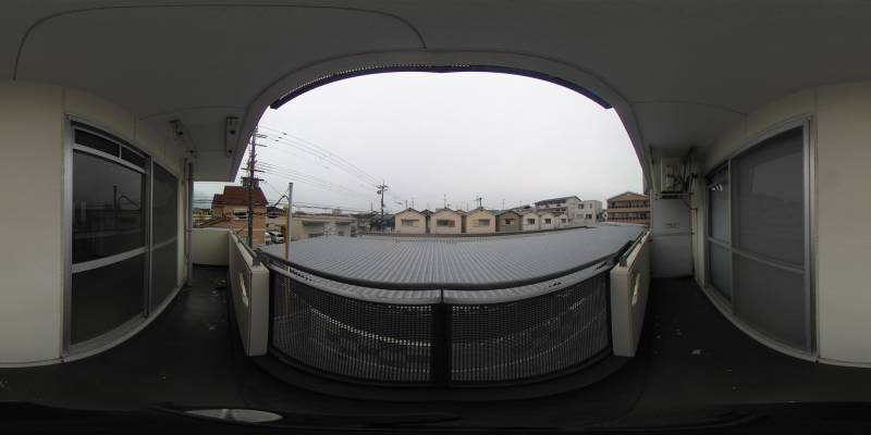 パノラマ画像バルコニー
