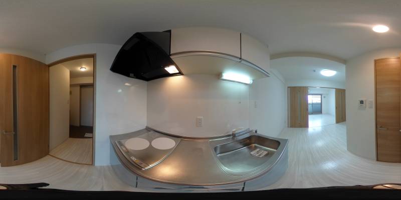 パノラマ画像キッチン