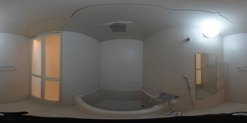 パノラマ画像バスルーム