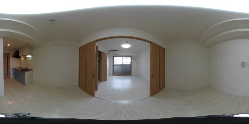 パノラマ画像リビング