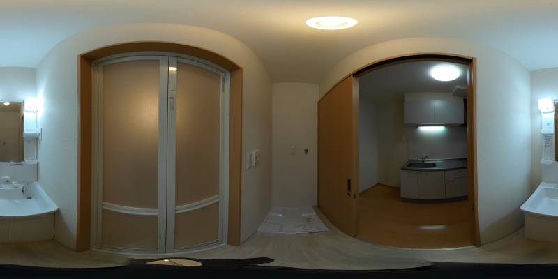 パノラマ画像洗面所