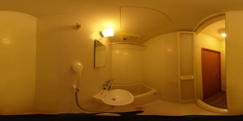 パノラマ画像バスルーム