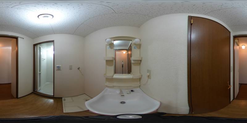 パノラマ画像洗面所