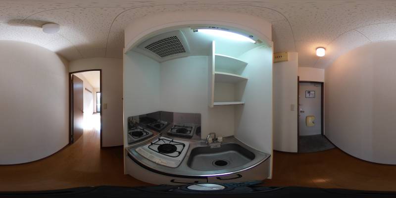 パノラマ画像キッチン