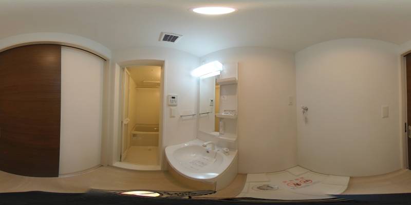 パノラマ画像洗面所