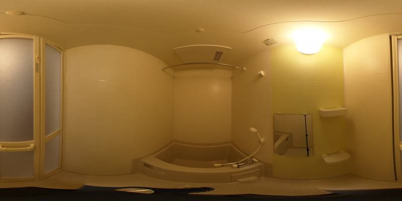 パノラマ画像バスルーム