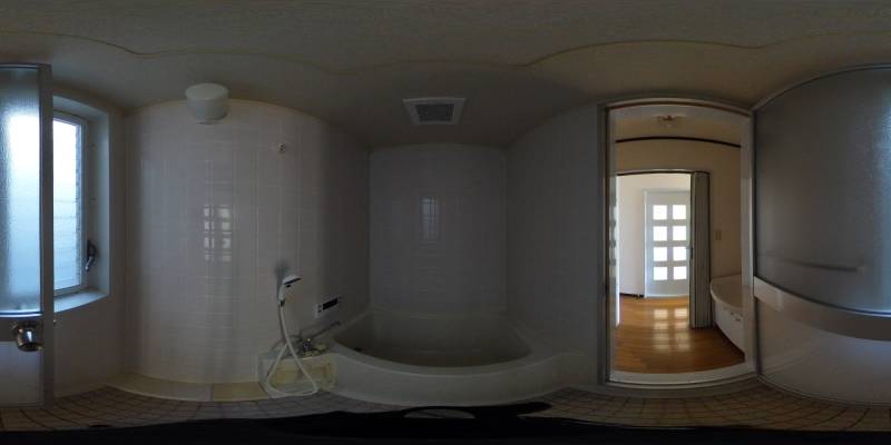 パノラマ画像バスルーム