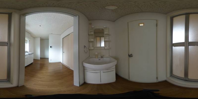 パノラマ画像洗面所