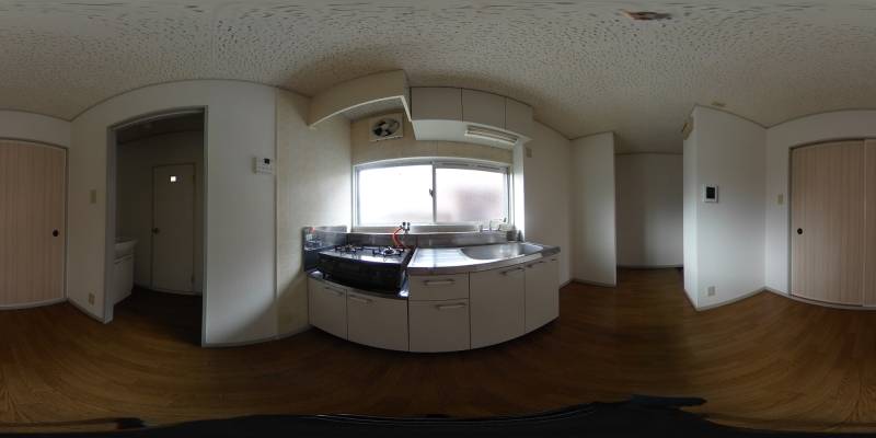 パノラマ画像キッチン