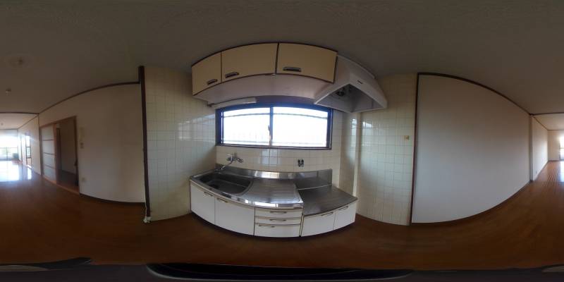 パノラマ画像キッチン