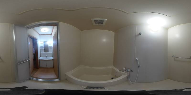パノラマ画像バスルーム