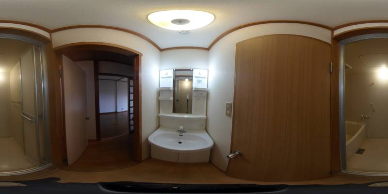 パノラマ画像洗面所