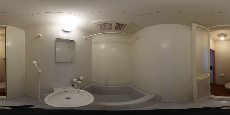 パノラマ画像バスルーム