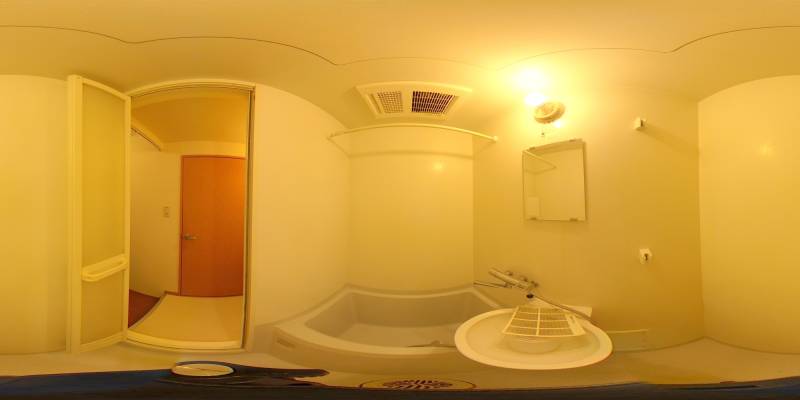 パノラマ画像バスルーム