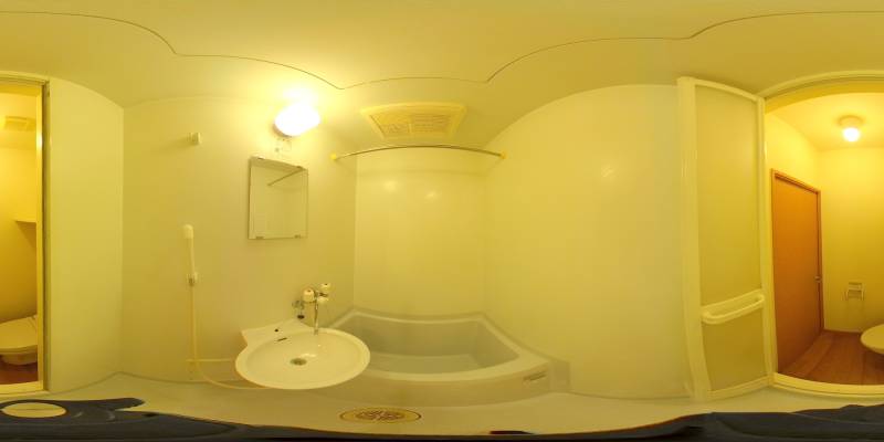 パノラマ画像バスルーム