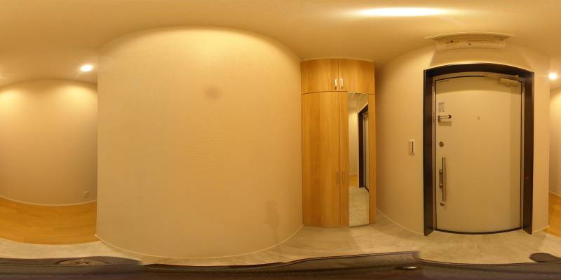 パノラマ画像玄関