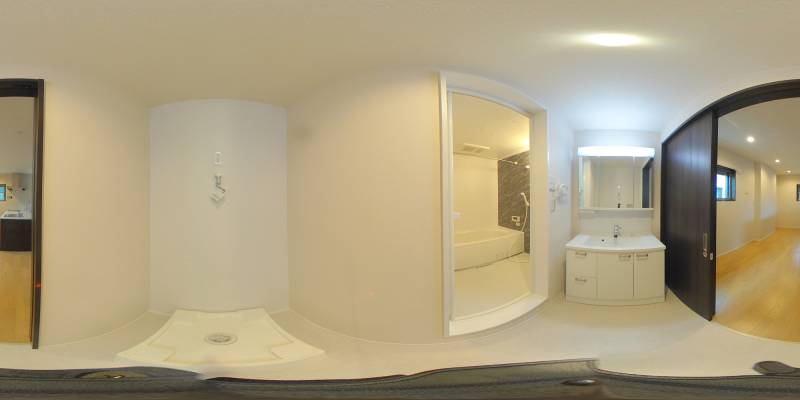 パノラマ画像洗面所