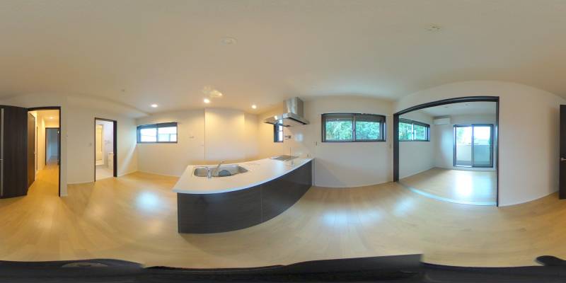 パノラマ画像リビング