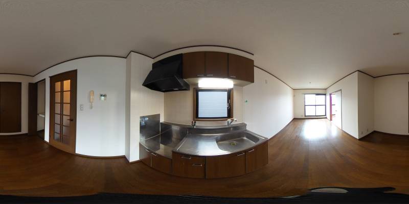 パノラマ画像キッチン