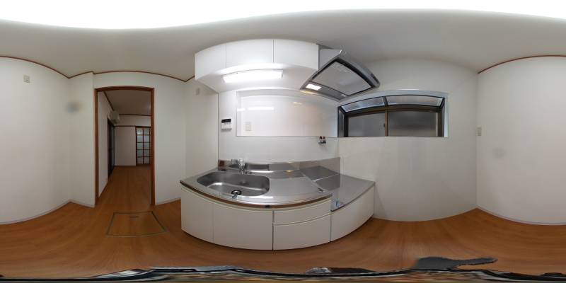 パノラマ画像キッチン