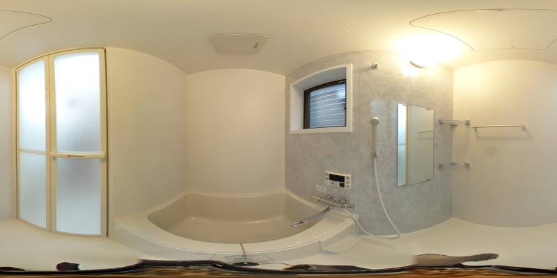 パノラマ画像バスルーム