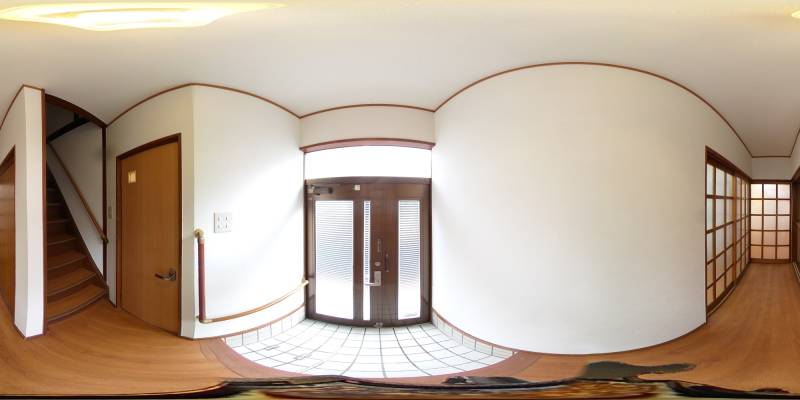 パノラマ画像玄関