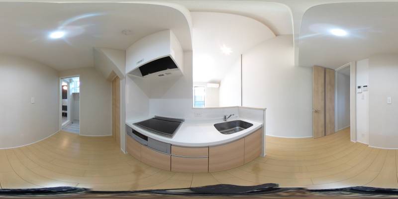 パノラマ画像キッチン