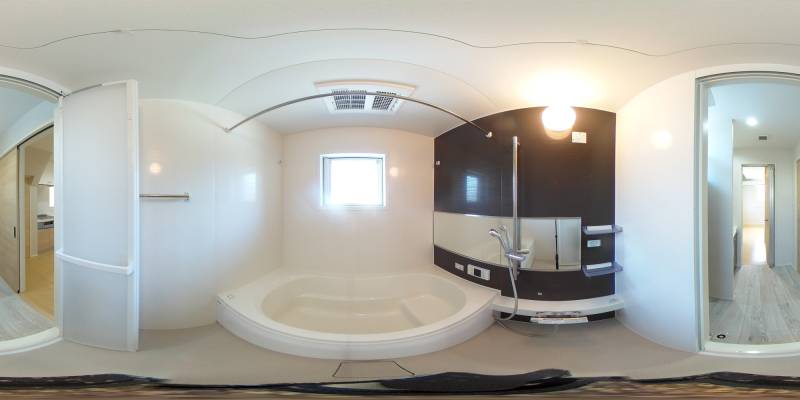 パノラマ画像バスルーム