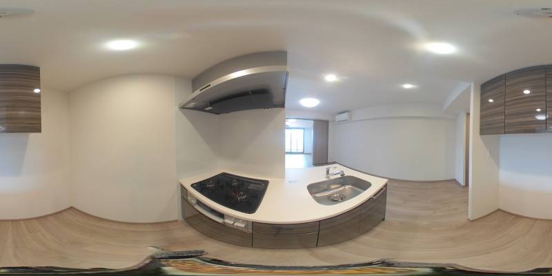 パノラマ画像キッチン