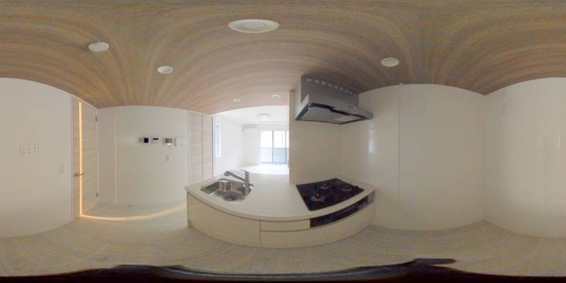 パノラマ画像キッチン