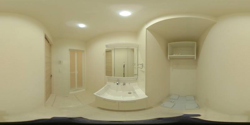 パノラマ画像洗面所