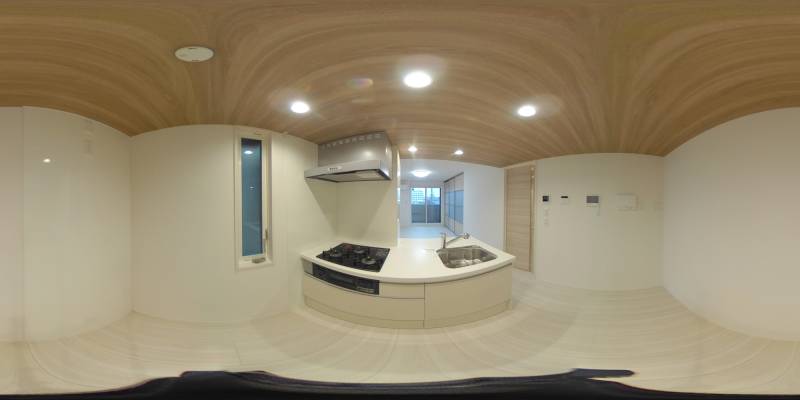 パノラマ画像キッチン