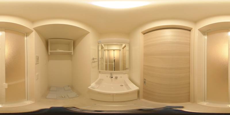 パノラマ画像洗面所