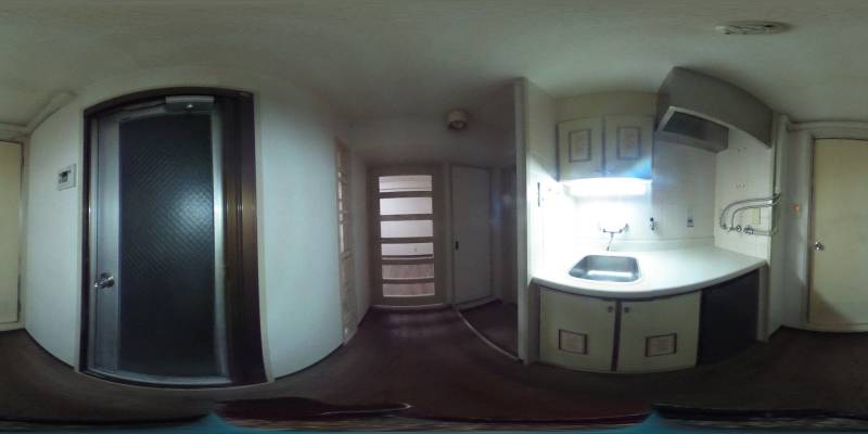 パノラマ画像キッチン