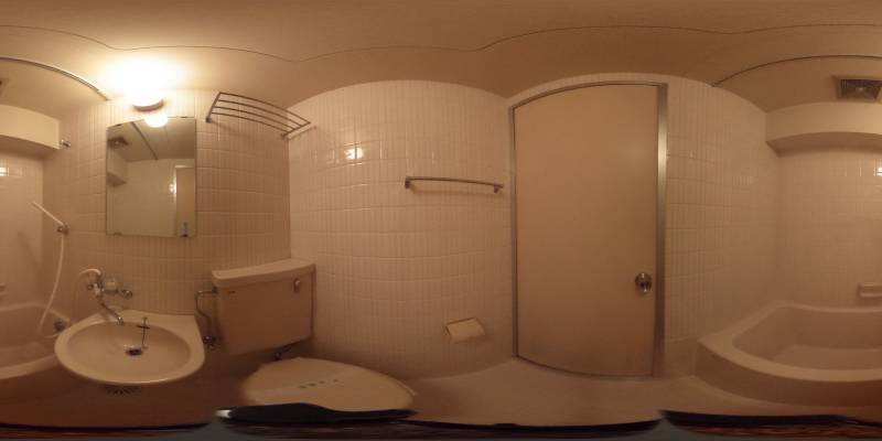 パノラマ画像バスルーム