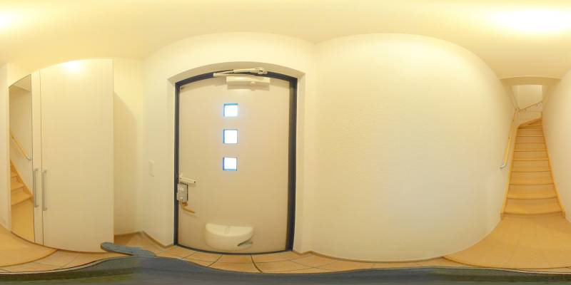 パノラマ画像玄関