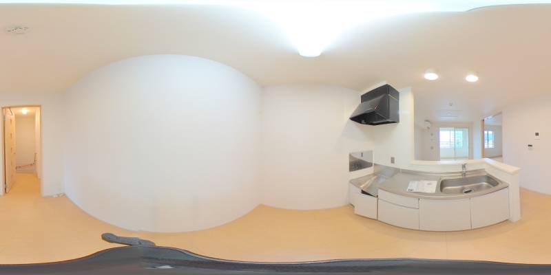 パノラマ画像キッチン