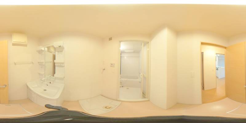 パノラマ画像洗面所