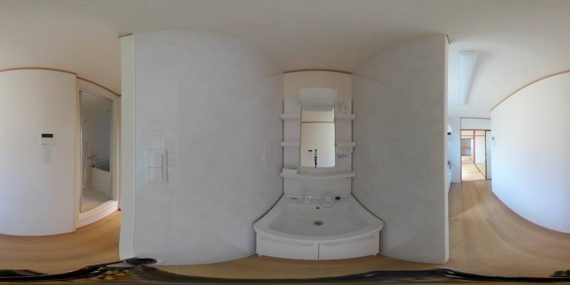 パノラマ画像洗面所