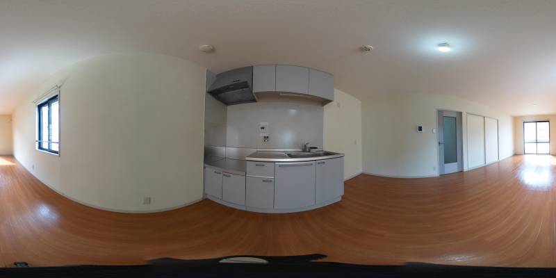 パノラマ画像キッチン