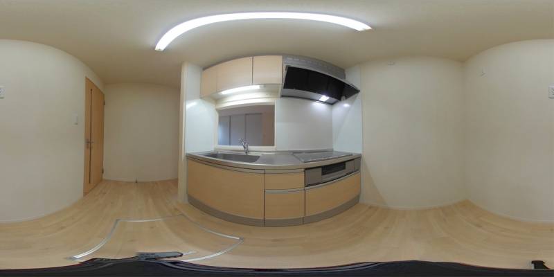 パノラマ画像キッチン