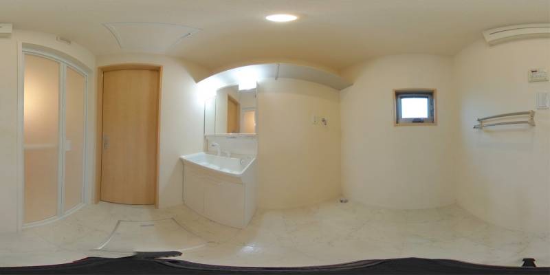 パノラマ画像洗面所